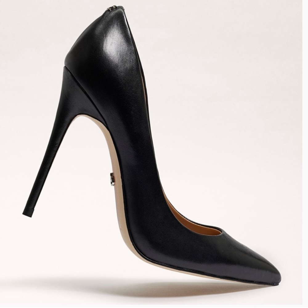 New WOB. Sam Edelman Danna Heels Womens Stiletto Black Leather
Pumps Sz 10 $120
